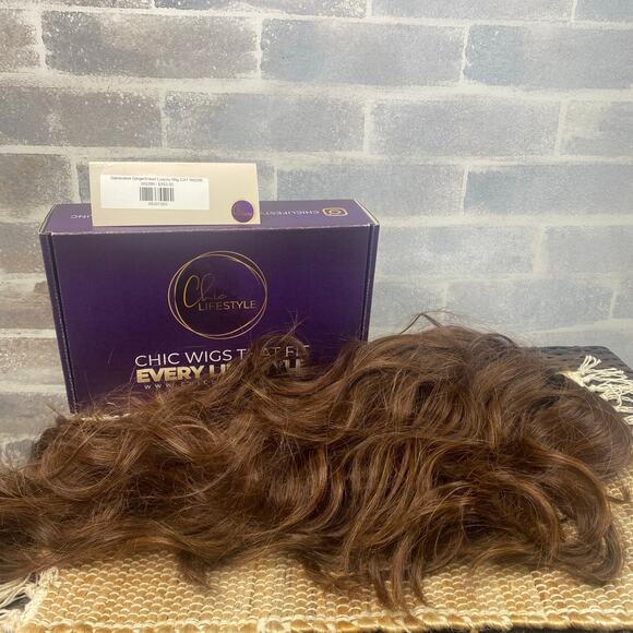 NEW Chic Lifestyle Genevieve Gingerbread Luxury Synthetic Wig CA1 W5299 - Picture 3 of 15